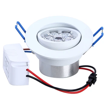 Dæmpbar LED Downlight 9/12/15W LED loftslampe Varm Hvid/kold Hvid LED Forsænket Lys AC110/220V Hvid Shell Pære