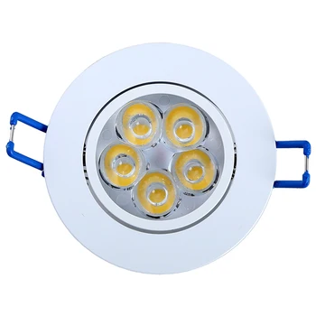 Dæmpbar LED Downlight 9/12/15W LED loftslampe Varm Hvid/kold Hvid LED Forsænket Lys AC110/220V Hvid Shell Pære