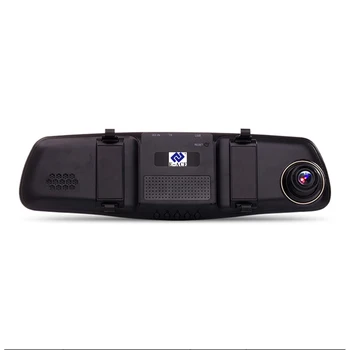 E-ACE Bil Kamera 5 Tommer DVRs Med Dual Kamera Linse Full HD 1080P 30FPS Video Registratory bakspejlet Dashcam Night Vision