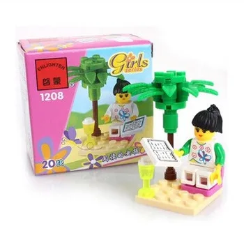 E Model Kompatibel med Lego E1208 20pcs Læsning Modeller Bygge-Kits Blokke Legetøj Hobby Hobby For Drenge og Piger