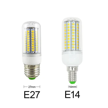 E27 LED Lampe E14 LED Pære SMD5730 220V Majs Pære 24 36 48 56 69LEDs Lysekrone Lys LED-Lys Til boligindretning