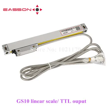 Easson GS10-lineær linje sensor DRO digital linear skala drejebænk, fræsemaskine GS10-TTL-0.005 mm 5um lineær glas encoder lineal
