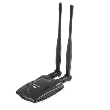 EASYIDEA USB-WiFi-Adapter High Power Dobbelte wifi-Antenne, 5dB 150Mbps Wireless netkort Wireless WiFi-Modtager, WiFi Adaptador