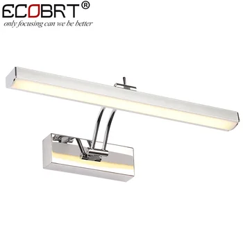 ECOBRT 7W LED Spejl Væg Lamper 40cm lang Moderne Møbler, LED-billeder Lys Roterede Arm for Hjemmet Badeværelse væglampe