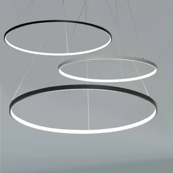Ecolight Gratis forsendelse Led Pendel, Moderne Design/ LED-Ring/ 220V~240/100~120V/Speciel til kontor,Showroom,Dagligstue
