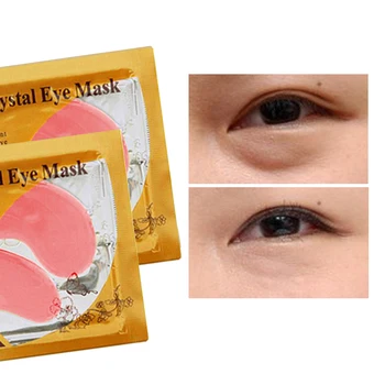 EFERO 5pairs at Fjerne Mørke Rande Collagen Crystal Eye Mask Pad Pink Gel Patches Øje Masker Fugtgivende Anti-Aging Eye Care