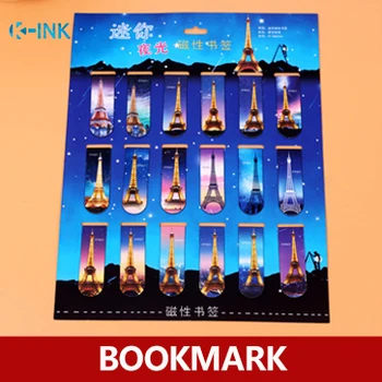 Effiel Tower magnetisk bogmærke , Paris tower magnetiske bogmærker til bøger , magnetisk clips , side markør