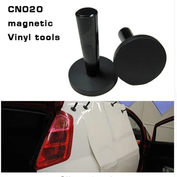 EHDIS 8stk Vinyl Film Magnet Indehavere Effektiv Stærk Suge Auto 3d Carbon Fiber Bil Mærkat Folie Indpakning Magnetiske Rette Værktøjer