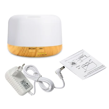 Ejoai 300 ml Luft Luftfugter Aroma Lampe Aromaterapi Elektriske Aroma Diffuser 7 Farve LED Lys Træ Æterisk Olie Diffuser