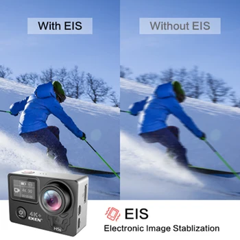 EKEN H5S Plus A12 4K Ultra 30FPS Wifi Action Kamera 30M vandtæt 1080p gå EIS billedstabilisering Ambarella 12MP pro sport cam