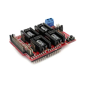 Elecrow CNC Skjold V3.51 til Arduino 3D-Printer Development Board Micro-Controllere GRBL v0.9-Kompatibelt Bruger Pololu Drivere