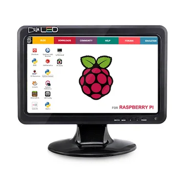 Elecrow Raspberry Pi 3-Skærm På 10,1 Tommer HDMI 1024x600 1080P VGA HD 10,1 tommer Skærm LCD-Skærm Bærbar