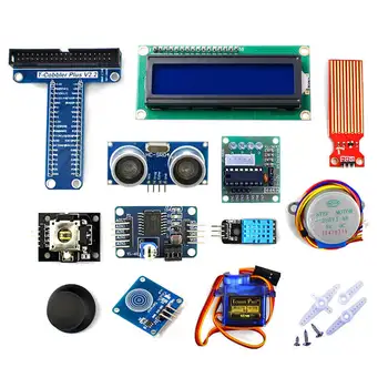 Elecrow Raspberry Pi 3 Startere Kit til Arduino 2-i-1 DIY Læring Suite LCD1602 Vise SG90 Servo Sensorer Modul 30 Lektioner