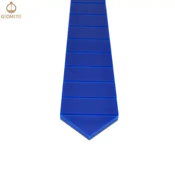 Electric Blue Bred Stribet Akryl Slanke Bånd Fashion Tørklæder Blank Blå Top Salg Gave Kostume Spille Tørklæder Mode Tilbehør