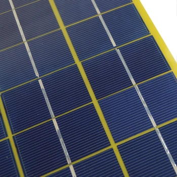 ELEGEEK 10W 18V Solar Panel Batteri Oplader for 12V Solar System 12V Batteri med DC Output Crocodile Clip-330*230mm