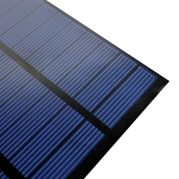 ELEGEEK 5pcs 5W 18V Polykrystallinsk solcellepanel PET Mini Solcelle Panel Oplader for 12V Batteri DIY Solar System
