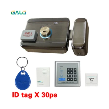 Elektrisk lås & gate låse Access Control system, Elektronisk integreret RFID Døren Rim lås med ID-læser 125khz