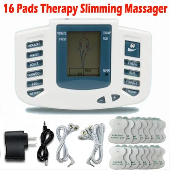 Elektrisk Stimulator hele Kroppen Slappe af Muskel Terapi Massageapparat Massage Puls tiere Akupunktur Sundhedspleje Slankende Maskine 16pads