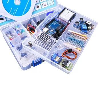 Elektronisk Diy Kit Til Uno R3 Grundlæggende Læring, Suite Med PDF / LCD1602/ Server Stepper Motor