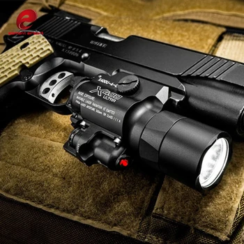 Element SF X400 CREE Ultra High Output LED Pistol M4 Riffel Lommelygte Red Dot Laser Combo Syn 20mm Picatinny Skinne Mount EX367