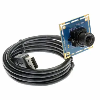 ELP 1080p 2mp MJPEG gratis driver micro OV2710 cmos-usb-kamera modul 30fps/60fps/120fps høj fps Webcam med et USB-Kabel,12mm Linse