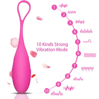 Elsker Æg Vibrator Trådløse Fjernbetjening Kraftfulde 10-tilstand Vibrationer Fjernbetjening Vibrerende Æg G - Spot Vibrator Sex Legetøj til Kvinder