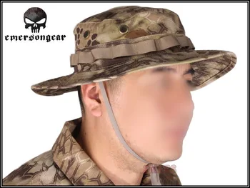 EMERSON Boonie Hat Militære Taktiske Hær Hat Anti-skrabe Nettet Stof camouflage hat Kryptek Highlander Jagt Cap EM8714
