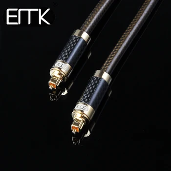 EMK kulfiber skallen fiber optiske digitale s / pdif toslink lydkabel OD8.0