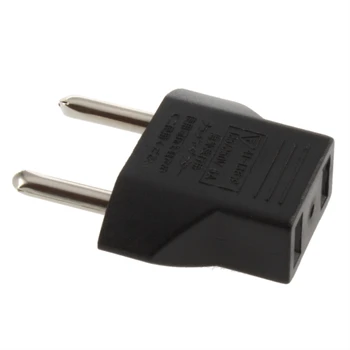 Engros-1 pc EU Plug-Adapter 2 Pin til EU ' s 2 Runde Pin Stik Stikket Input AC 2,5 V~10A 250V