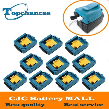 Engros-10STK DEAADP05 USB-Strømforsyning oplader adapter omformer og Enheder Oplader til Makita 18V 14,4 V Lithium-Ion-batteri