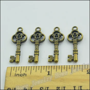 Engros 65 pc ' Vintage Charme Nøgle Vedhæng i Antik bronze-Fit Armbånd, Halskæde DIY Metal Smykker at Gøre
