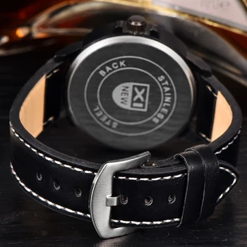 Engros Billige Ure til Mænd Casual Mekaniske Ure Mænd Læder armbåndsur Vintage ur relogio masculino Montres de Marque de Luxe