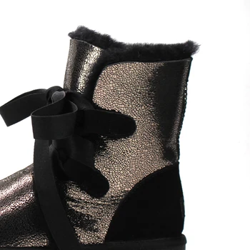 Engros/detail 2018 Australien Høj kvalitet Kvinders Klassiske Sne Støvler ægte Fåreskind medium style vinter støvler dame