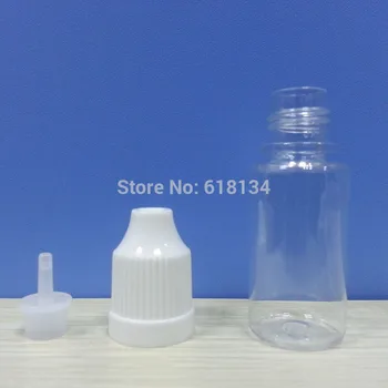 Engros-Gratis fragt 2500pcs 10ML PET Pipette Flaske med dråbetæller tip børnesikret caps