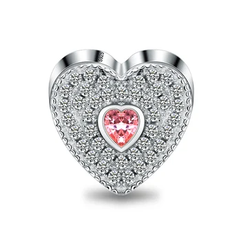 Engros Hjerte Foto Charme Passer Krystal Armbånd Charms DIY Smykker