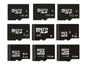 Engros-Hukommelse Kort, Micro SD Kort, 1GB 2GB 4GB 8GB 16GB 32GB class 10 Microsd-TF kort, Pen-drev, Flash + Adapter 50piece/1bag