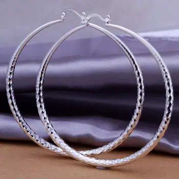 Engros i Høj Kvalitet Smykker 925 sølv smykker forgyldt Prismatisk Afsnit Øreringe til Kvinder bedste gave SMTE290