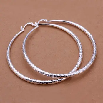 Engros i Høj Kvalitet Smykker 925 sølv smykker forgyldt Prismatisk Afsnit Øreringe til Kvinder bedste gave SMTE290