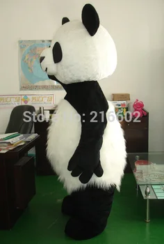 Engros Nye Version Kinesiske Giant Panda Maskot Kostume Jul cosplay Maskot Kostume Gratis Fragt