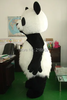 Engros Nye Version Kinesiske Giant Panda Maskot Kostume Jul cosplay Kostume Gratis Fragt