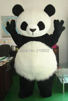 Engros Nye Version Kinesiske Giant Panda Maskot Kostume Jul cosplay Kostume Gratis Fragt