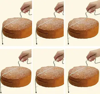 Engros-Pris 3 pc/masse Kage Værktøjer Brød dividers to-lags stykke kage bagning værktøjer 3193