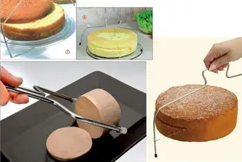 Engros-Pris 3 pc/masse Kage Værktøjer Brød dividers to-lags stykke kage bagning værktøjer 3193