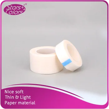 Engros-Pris 50 stk Hvide bløde materiale Ikke-vævet tape eyelash stærk stick medicinsk tape til lash extension