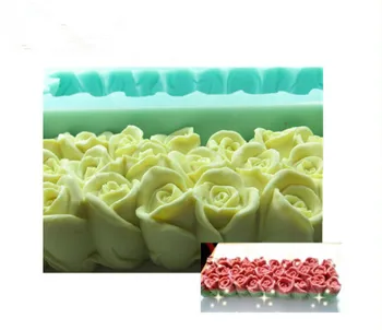 Engros smuk rose blomster og svanen design silikone toast sæbe skimmelsvamp skimmelsvampe silica gel-sæbe forme