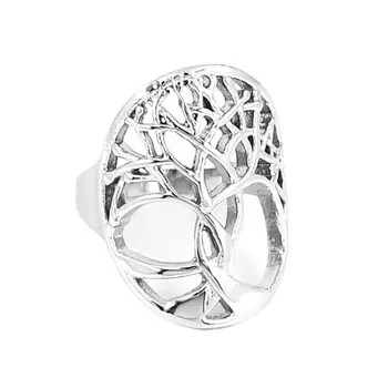 Engros Tree of Life Ring i Rustfrit Stål Smykker af Høj Kvalitet Sølv Claddagh Keltiske Knude Motor Biker Ring for Mænd SWR0670
