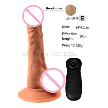 Enorme Varme Realistisk Dildo Vibrator Opvarmet Store Penis I Silikone, Voksen Sex Legetøj Til Kvinde Sex-Produkter Shop Juguetes Sexuales