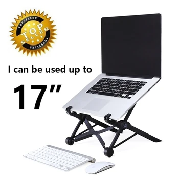 Ergonomisk folde laptop stand Justerbar protable laptop tabel køligere stå notebook cooling pad støtte