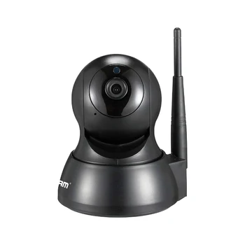 Escam QF007 Mini Hjem 720P Kamera, WiFi-IR Alarm Pan/Tilt IP-kamera-Sort/Hvid