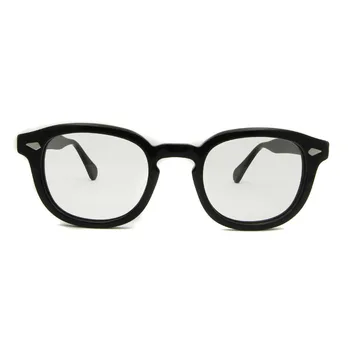 ESNBIE 47mm Høj Kvalitet Johnny Depp Glas Briller Rammer Mænd Vintage Runde Frame Briller Herre Retro Optisk Ramme Rx